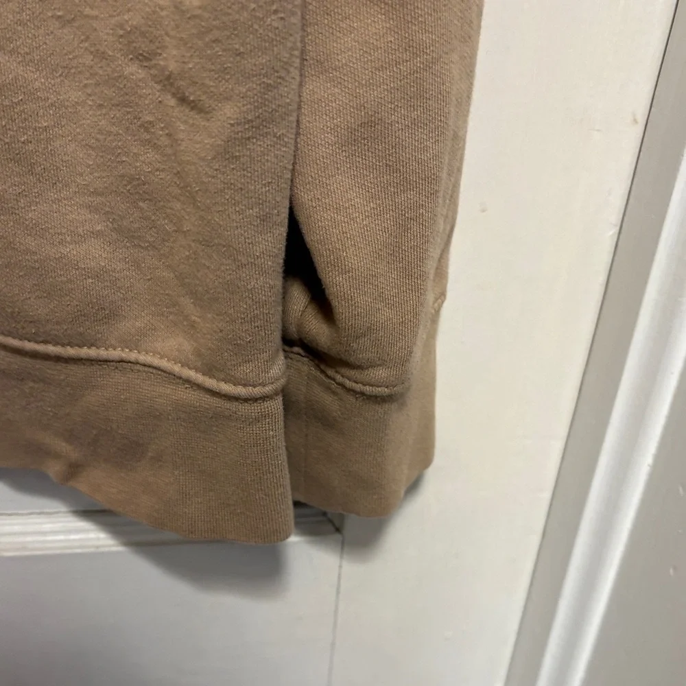 The North Face Tan Brown Hoodie with Bear Graphic Large
